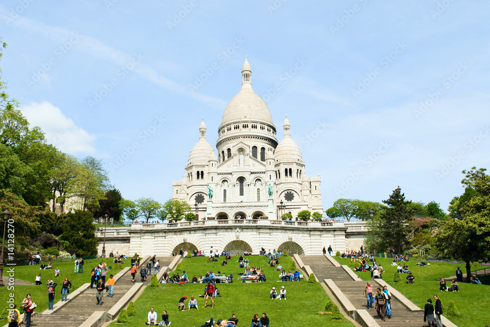 Basilica Sacre Coeur. Montmartre, Paris
