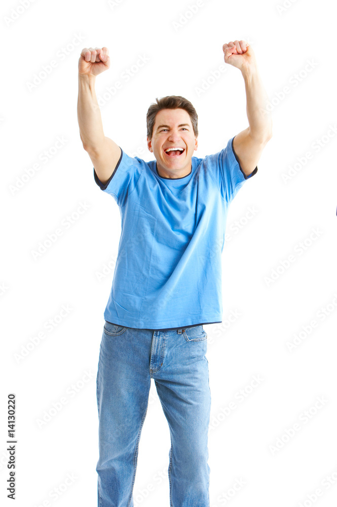 Fototapeta premium Happy man
