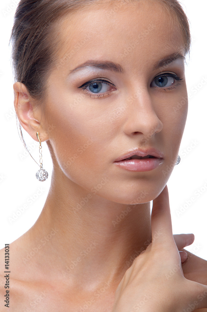 portrait of beautiful model portrait of beautiful model