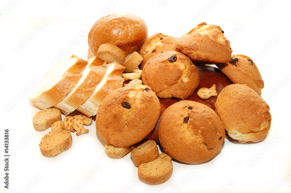 Fototapeta premium assortment of baked bread