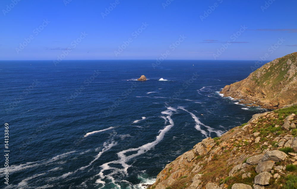 Atlantic ocean near Cabo Finisterre