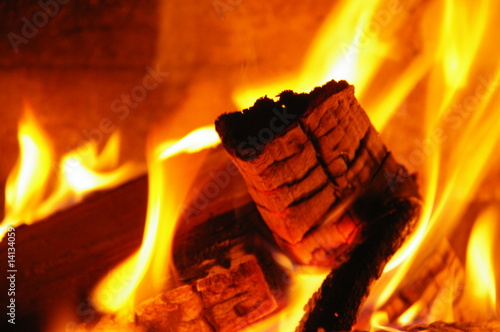 feuer, brand, grillen, kohle, glut