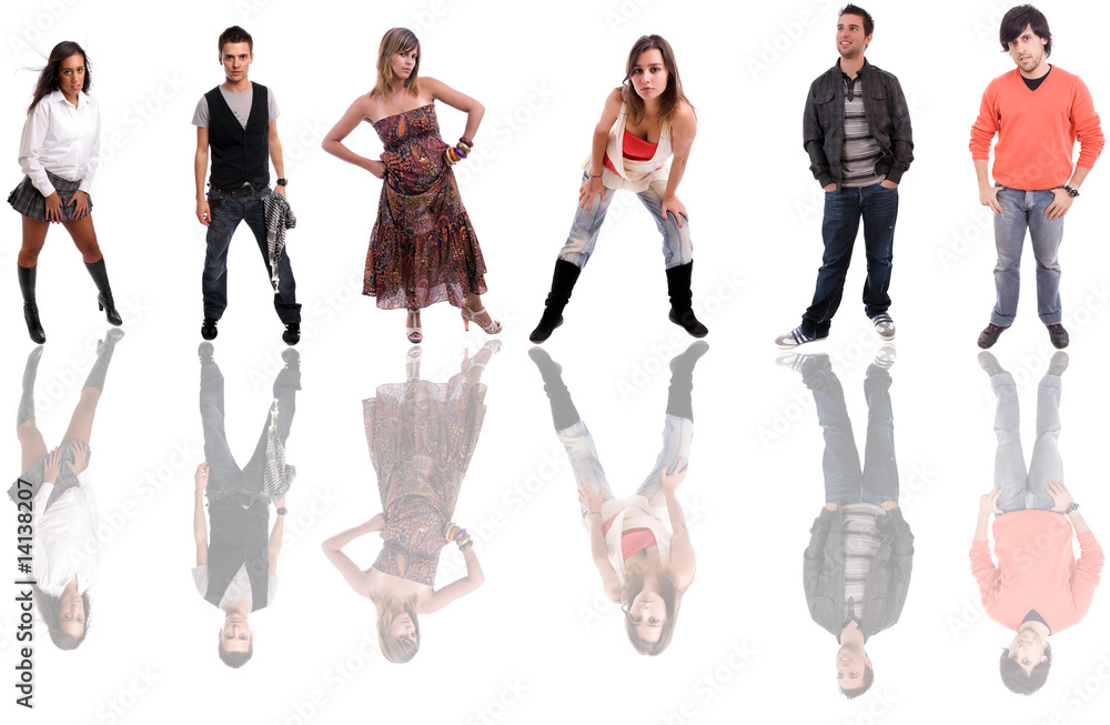 Fototapeta premium People in studio