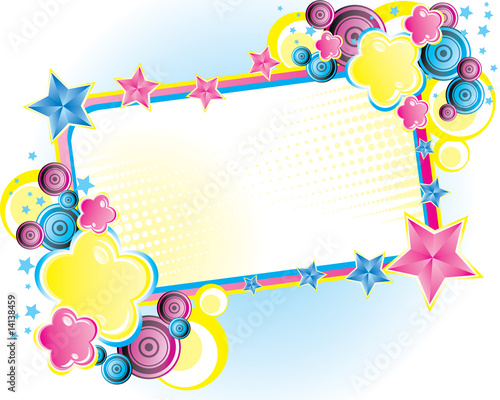 floral vector banner
