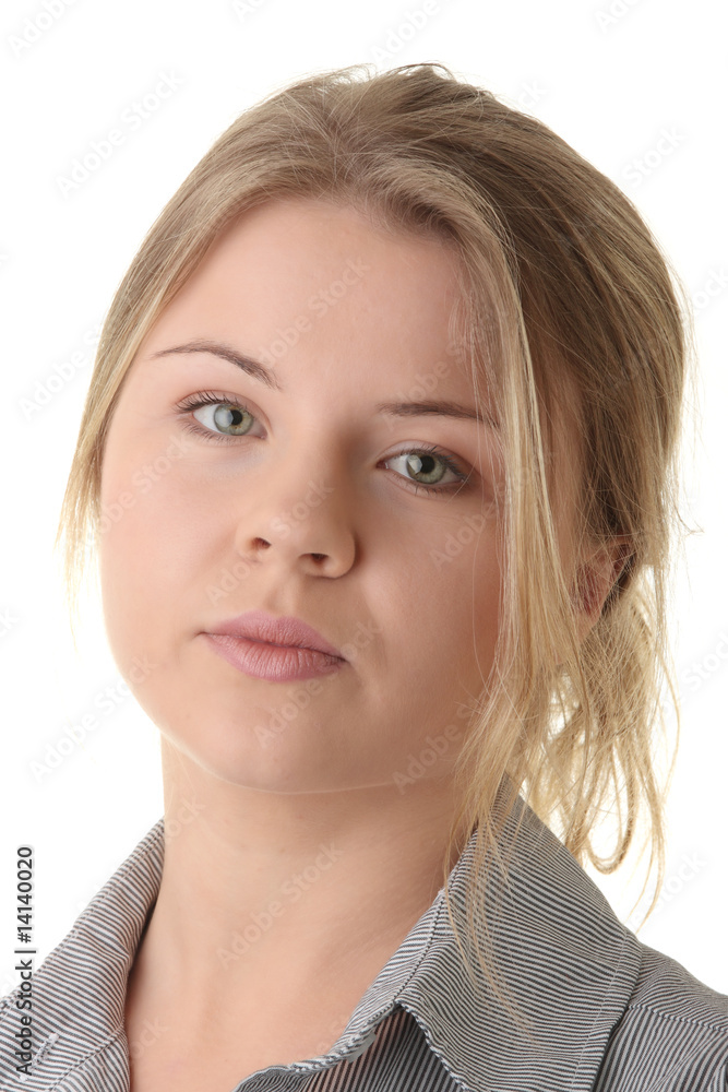 Portrait of young woman (student or businesswoman) Portrait of young woman (student or businesswoman)