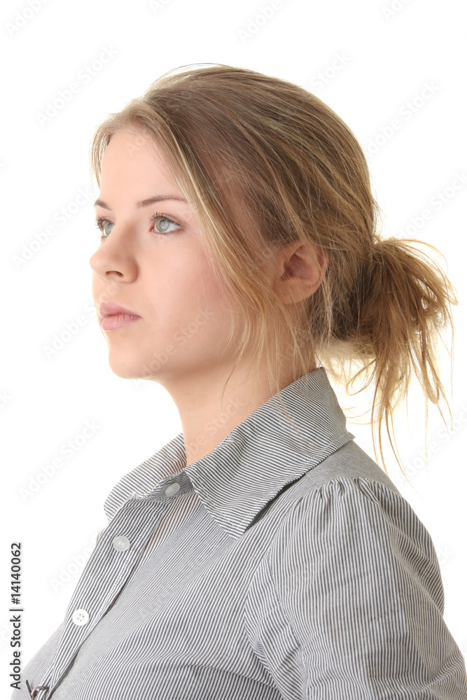 Portrait of young woman (student or businesswoman) Portrait of young woman (student or businesswoman)