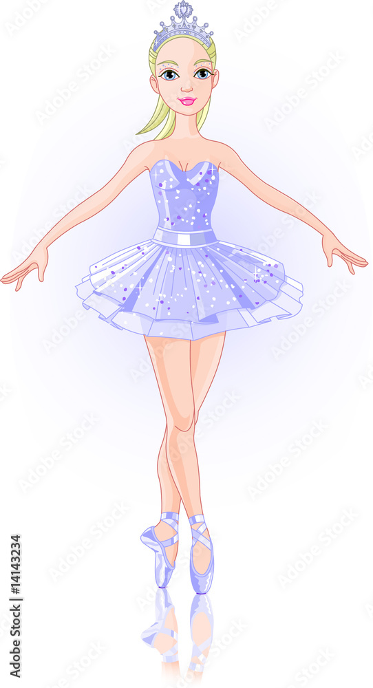 A vector illustration of beautiful ballerina. A vector illustration of beautiful ballerina.