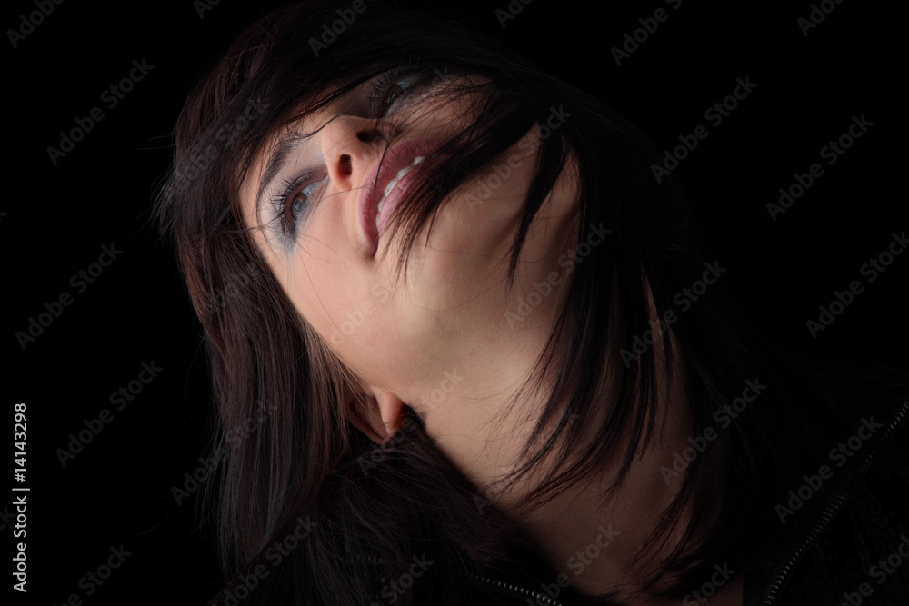Beautiful young woman portrait Beautiful young woman portrait