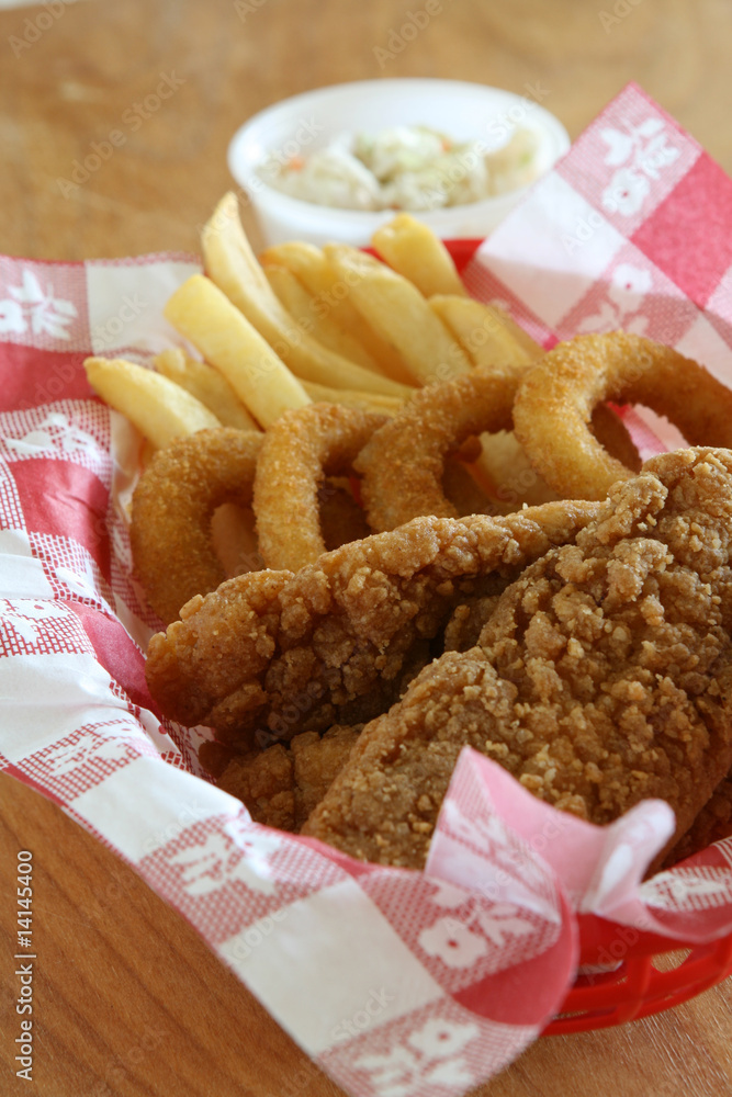 Valokuva Fried Appetizer Sampler
