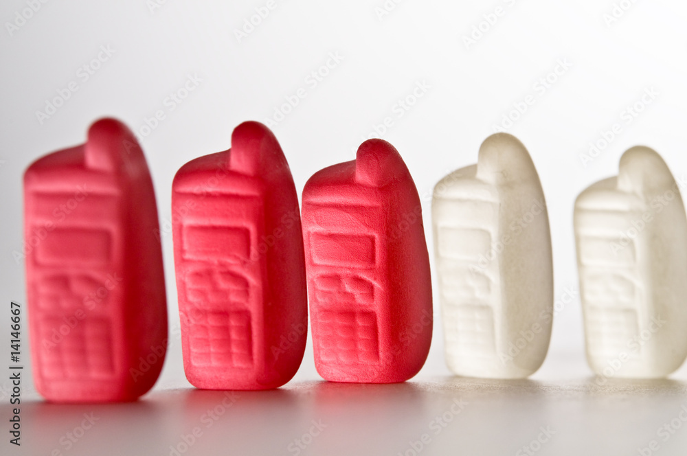 Mobile phones made of gummy candy- Handy Kollektion Mobile phones made of gummy candy- Handy Kollektion