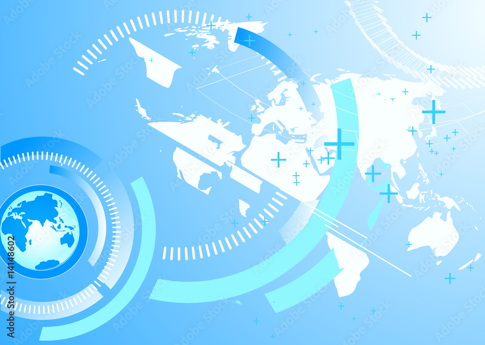 Fototapeta premium Vector illustration of abstract background