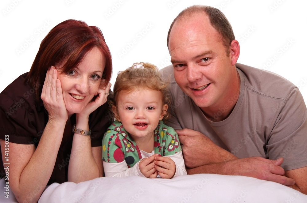 Parents and Pretty Daughter Parents and Pretty Daughter