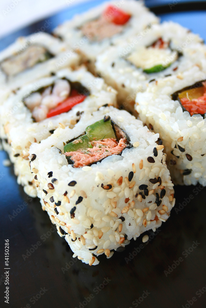 Sushi California Rolls Sushi California Rolls