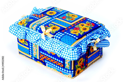 Casket for stuff  over white