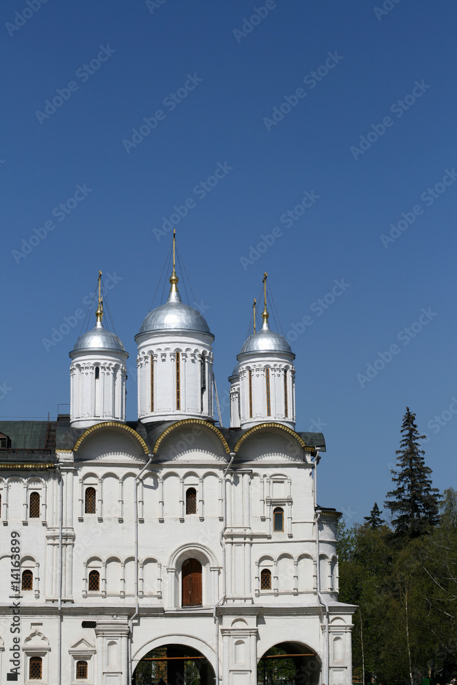 Orthodox cathedral in Moscow Kremlin, Russia