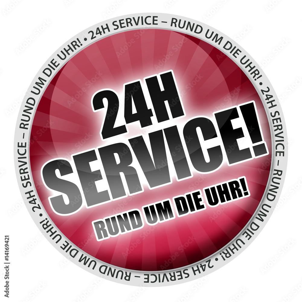 24H Service! Button