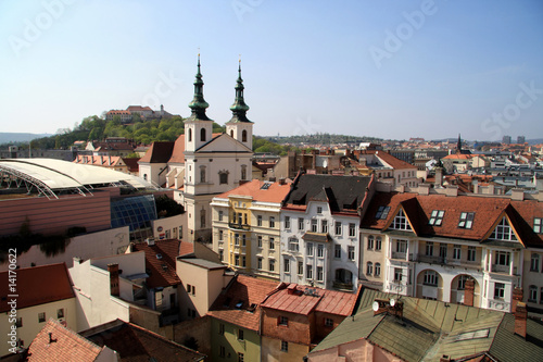 View on town Brno