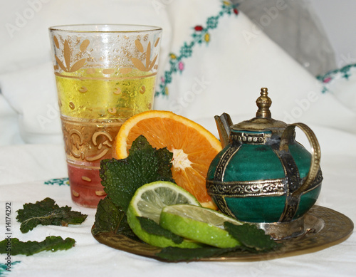 menthe et fruits