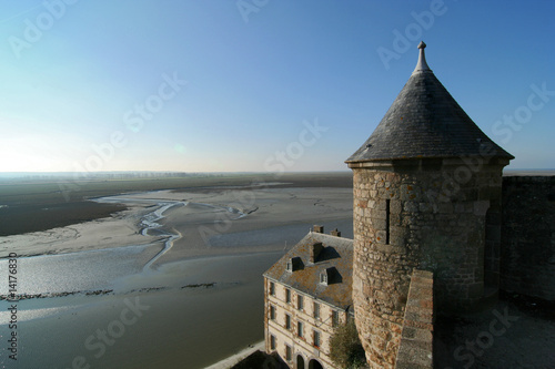 A turret or tower of MONT ST MICHEL