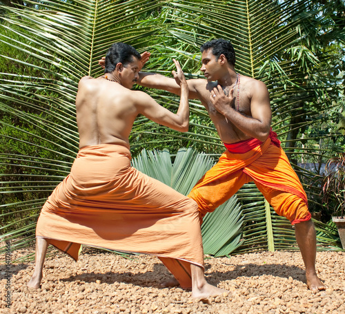 Kalarippayat,  indian ancient martial art of Kerala photo