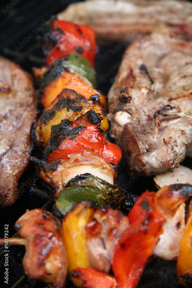Chicken barbecue kebab