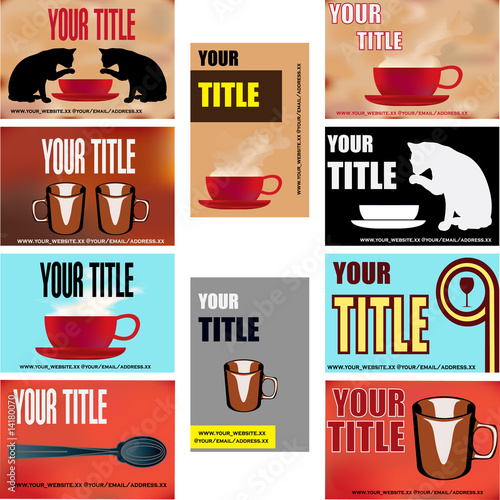 Cafe Business Card Templates