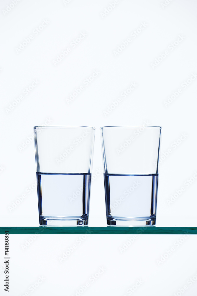 2 Gläser halbvoll 2 Gläser halbvoll