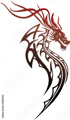 Roter Drache, red dragon