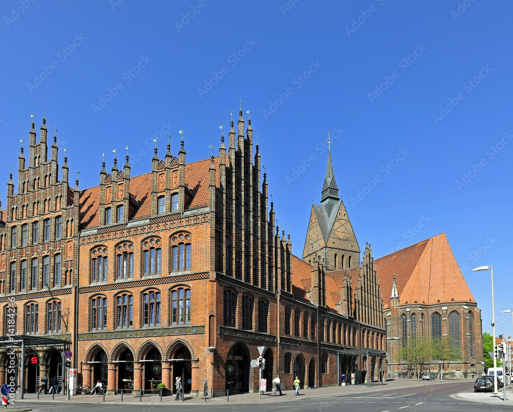 Hannover, Marktkirche, altes Rathaus