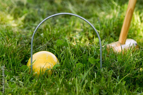 Fotografie partie de croquet