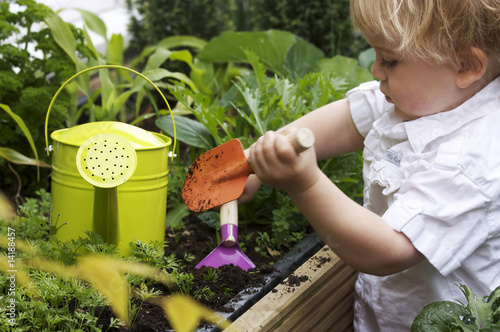 toddler gardening © barneyboogles