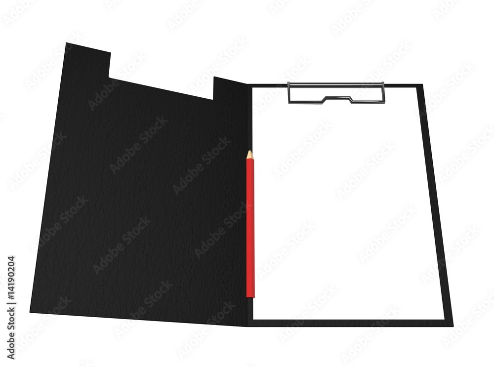 Clipboard and Red Pen Clipboard and Red Pen