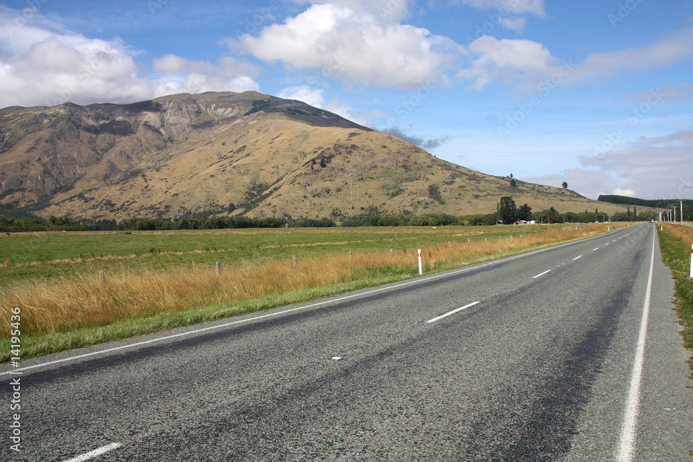 New Zealand landscape near Remarkables New Zealand landscape near Remarkables