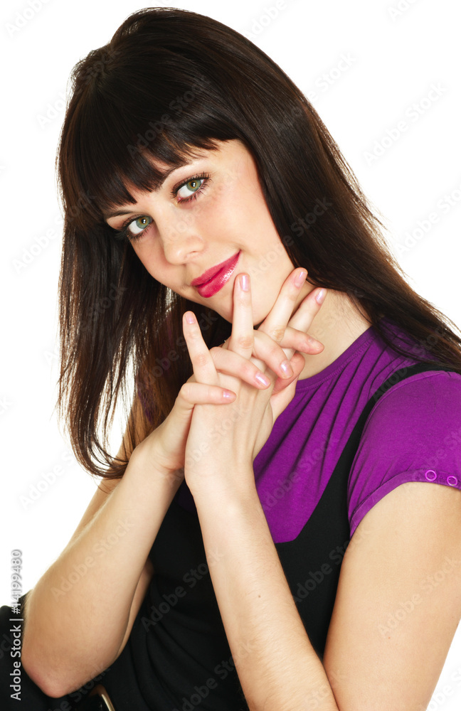 Smiling teenage girl Smiling teenage girl