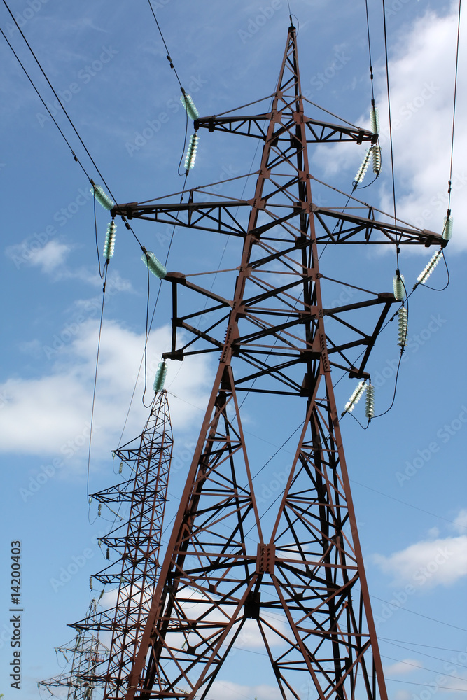 Line of electricity transmissions Line of electricity transmissions