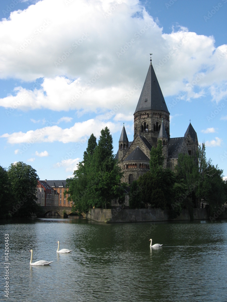 Metz -Temple Protestant - Moselle