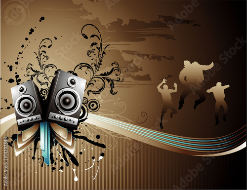vector music illustration