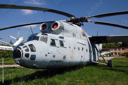 Chopper. Museum of aviation.Kiev,Ukraine