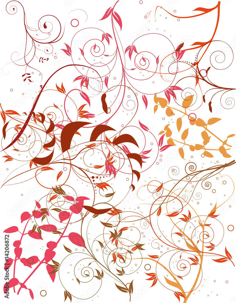 Flower abstract background