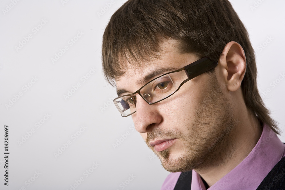 Businessman thinking Businessman thinking