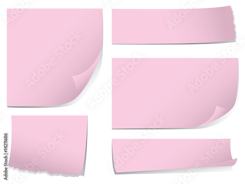 Sticky memo notes.  Check my portfolio for more stationery.