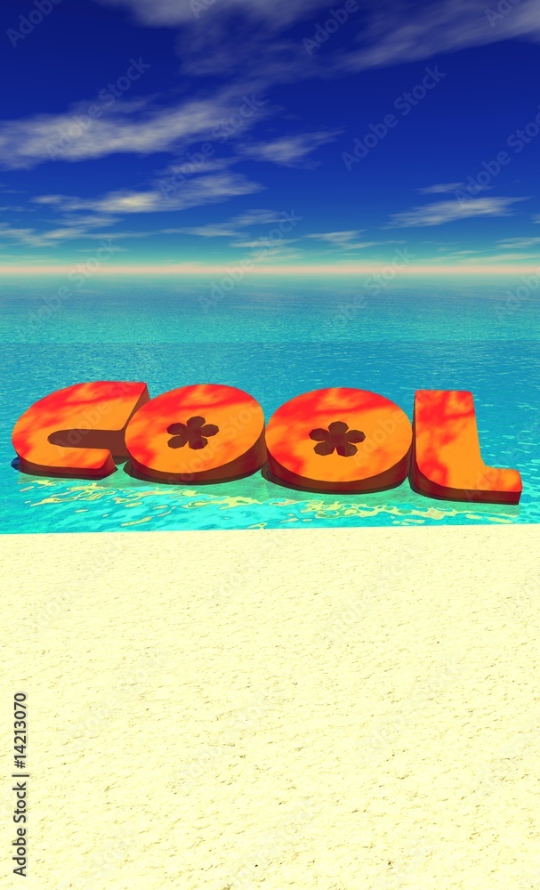 Obraz premium cool à la plage