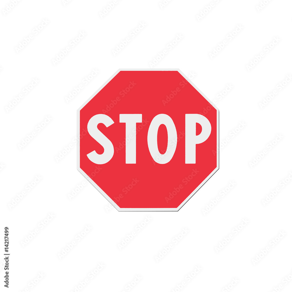 panneau de stop panneau de stop