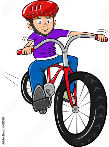boy on bike