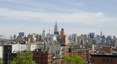 Manhattan Skyline Seen from the Lower East Side