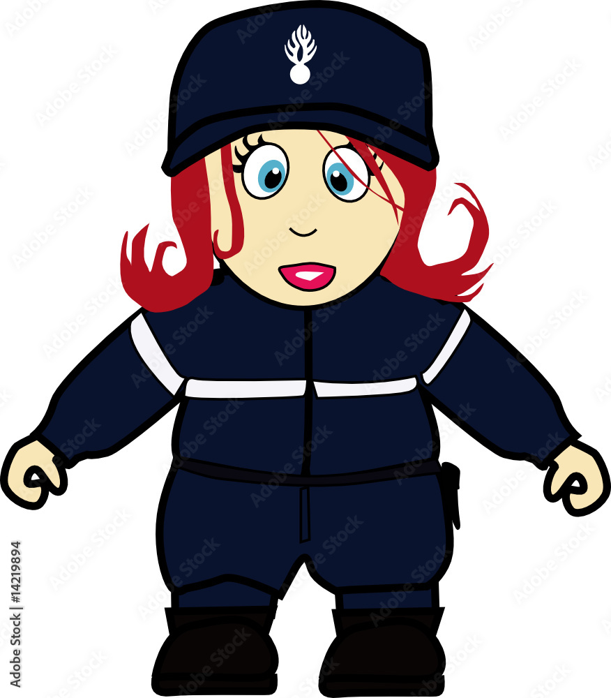 Fototapeta premium G - policier 1