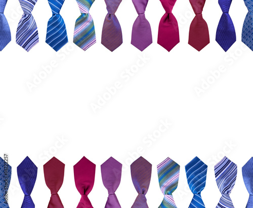 Canvas Print neckties frame
