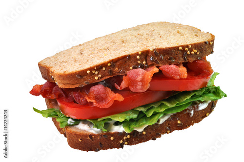 Bacon, Lettuce, and Tomato Sandwich photo