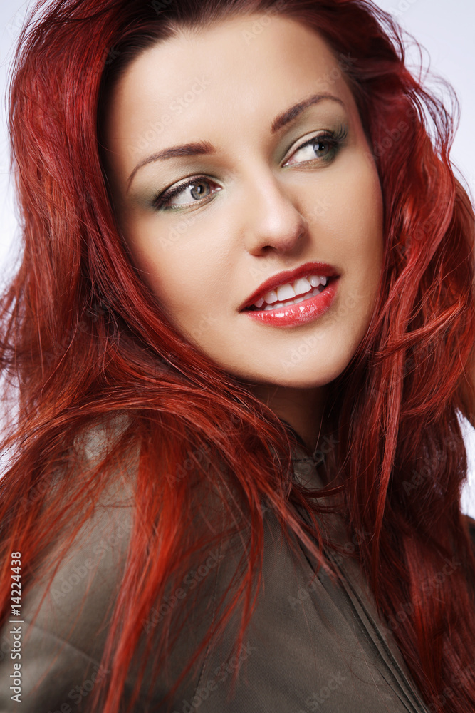 Fototapeta premium Redhead woman.