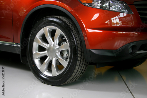 Wheel with steel rim